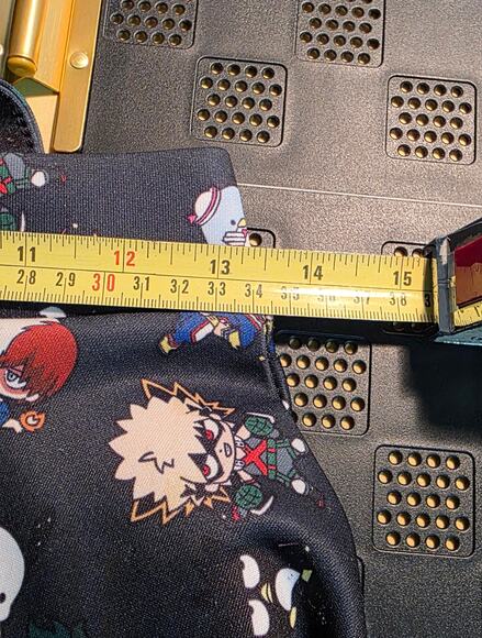 Hot Topic Suspender Skirt Womens Small Black‎ Hero Academia Hello Kitty Ladies - Picture 4 of 6